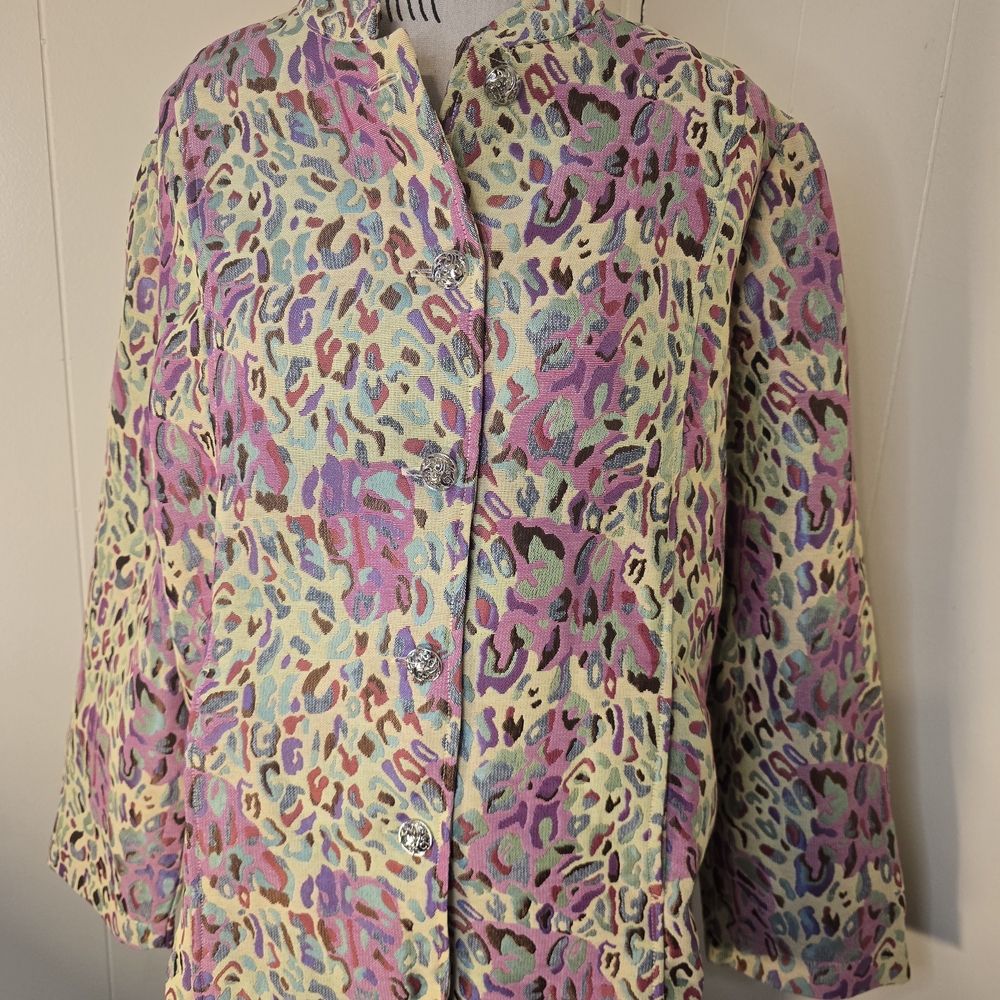 Tudor Multicolor Patterned Jacket - image 1